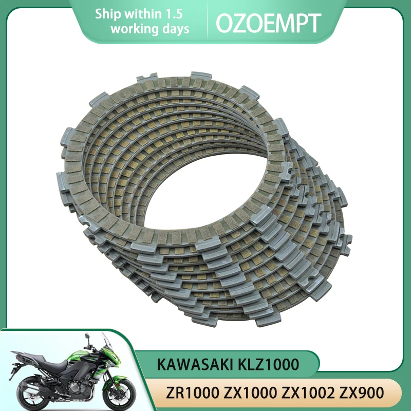 

OZOEMPT Fibrous Clutch plate Apply to KAWASAKI KLZ1000 ZR1000 ZX1000 ZX1002 ZX900