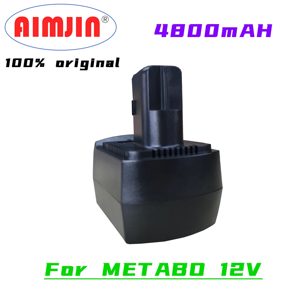 

Newest 12V 4800mAh Ni-MH Replacement Power Tool Battery for METABO 6.02151.50 BZ12SP BS 12 SP, BSZ 12, BZ 12 SP, SSP 12, ULA96