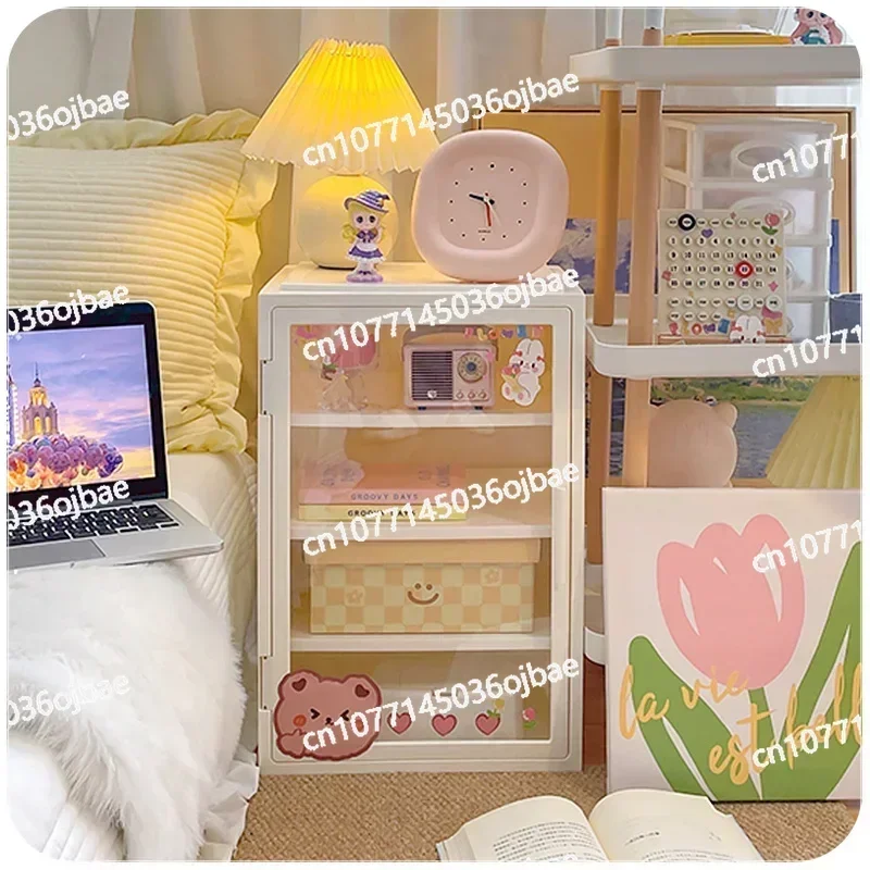 Регулировка высоты перспективная дверная витрина розовый многофункциональный