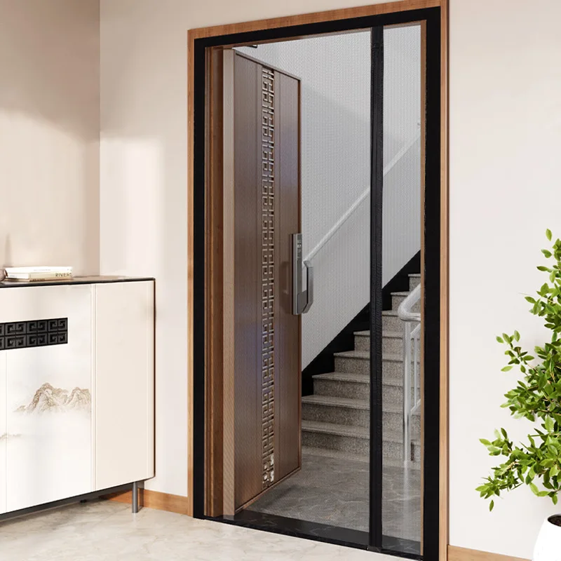 

Магнитная дверная сетка TYMF черная