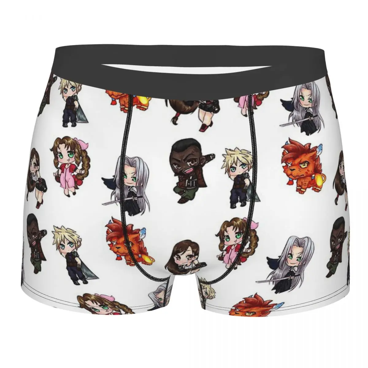 

Final Fantasy VII Chibi Mini Underpants Cotton Panties Man Underwear Print Shorts Boxer Briefs