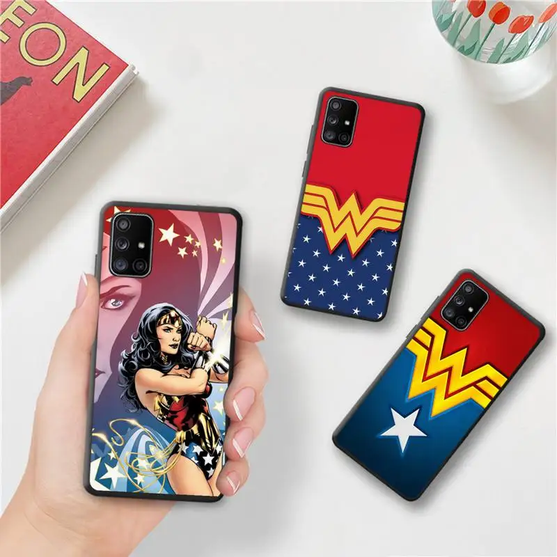 

Bandai DC Hero Wonder Woman Phone Case For Samsung Galaxy A52 A21S A02S A12 A31 A81 A10 A30 A32 A50 A80 A71 A51 5G