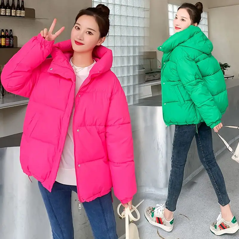 Winter Coat for Women Coats Parkas Jackets Hooded Cotton Padded Jacket Korean Fashion Women's Winter Jacket 2022 Retro