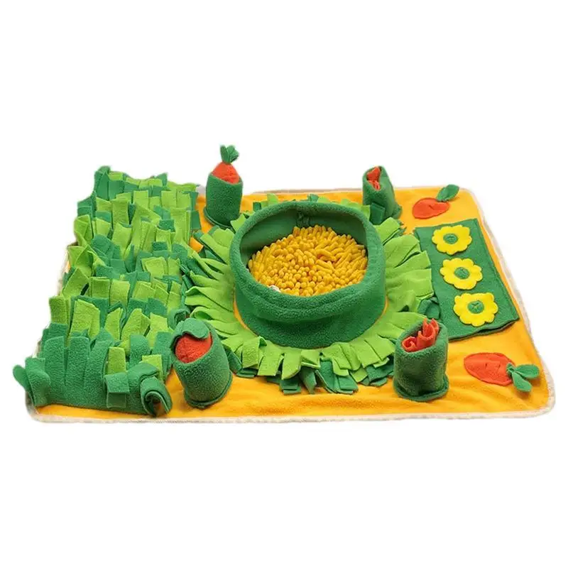 Коврик для кормления собак нескользящий не вытягивающий моркови