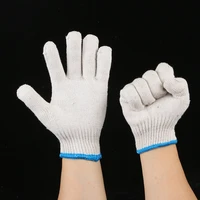 5pairs household hand gloves garden work thin cotton glove gardening work gloves construction welding woodworking gloves