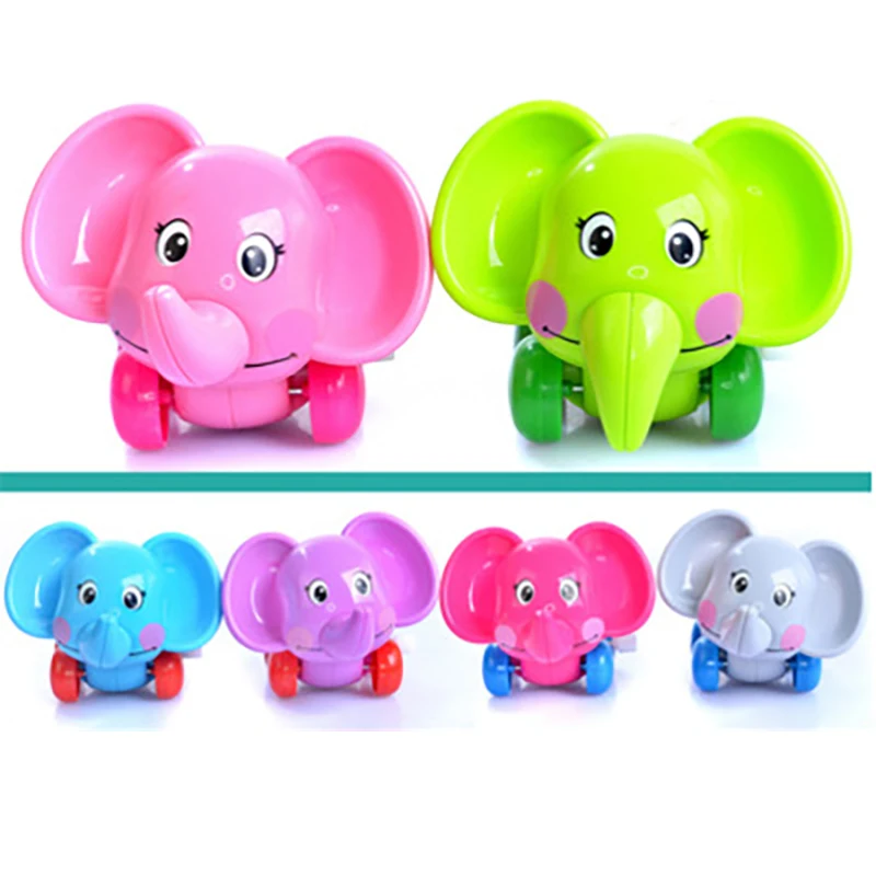 

HOT SALE Cute Clockwork Elephant Toy Cartoon Animal Wind-up Walking Elephant Toy Children's Baby Educational Toy Gift