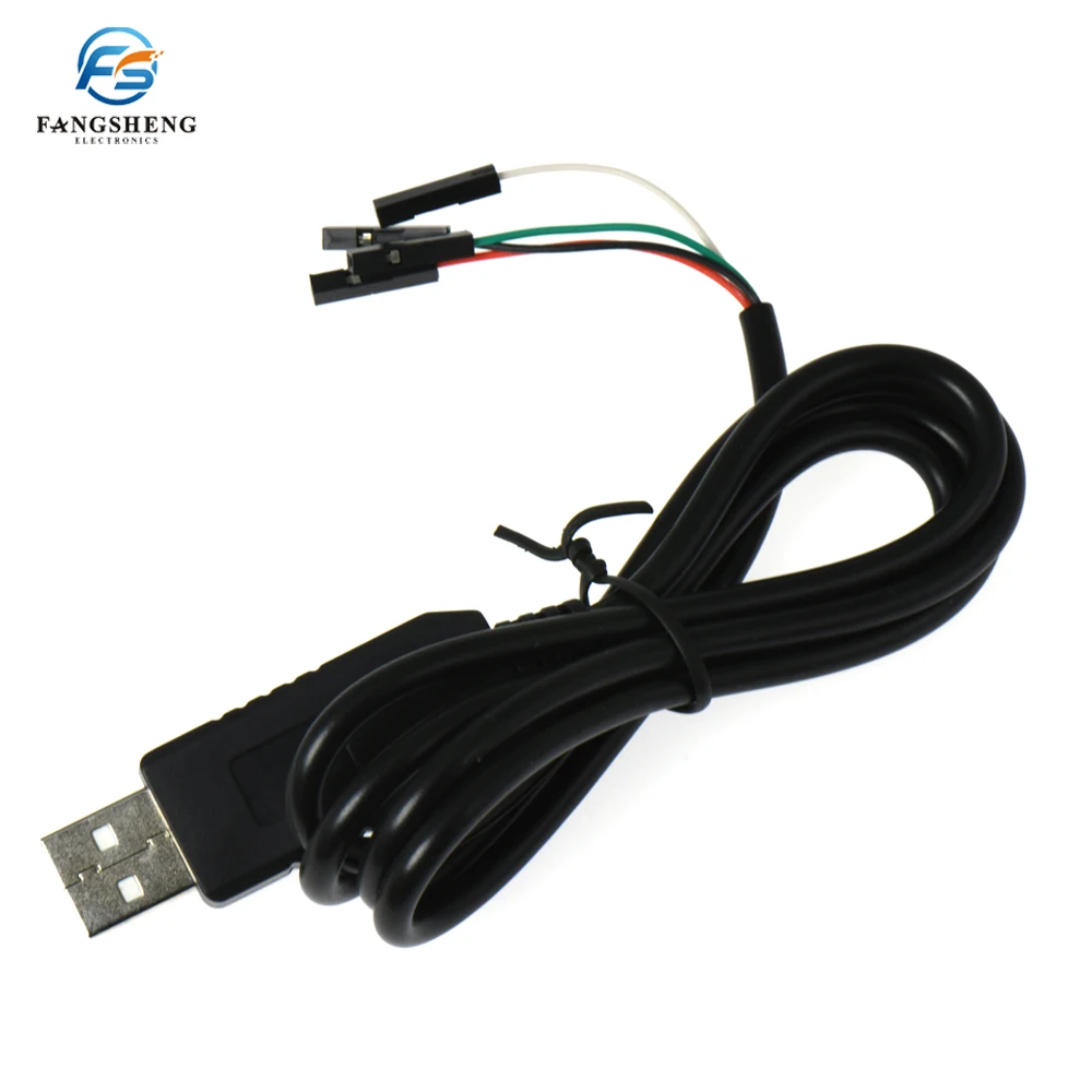 

1/5PCS PL2303HX USB to UART TTL Cable module 4P 4 pin RS232 Converter in stock PL2303 Converter Serial Line Support Linux Win7