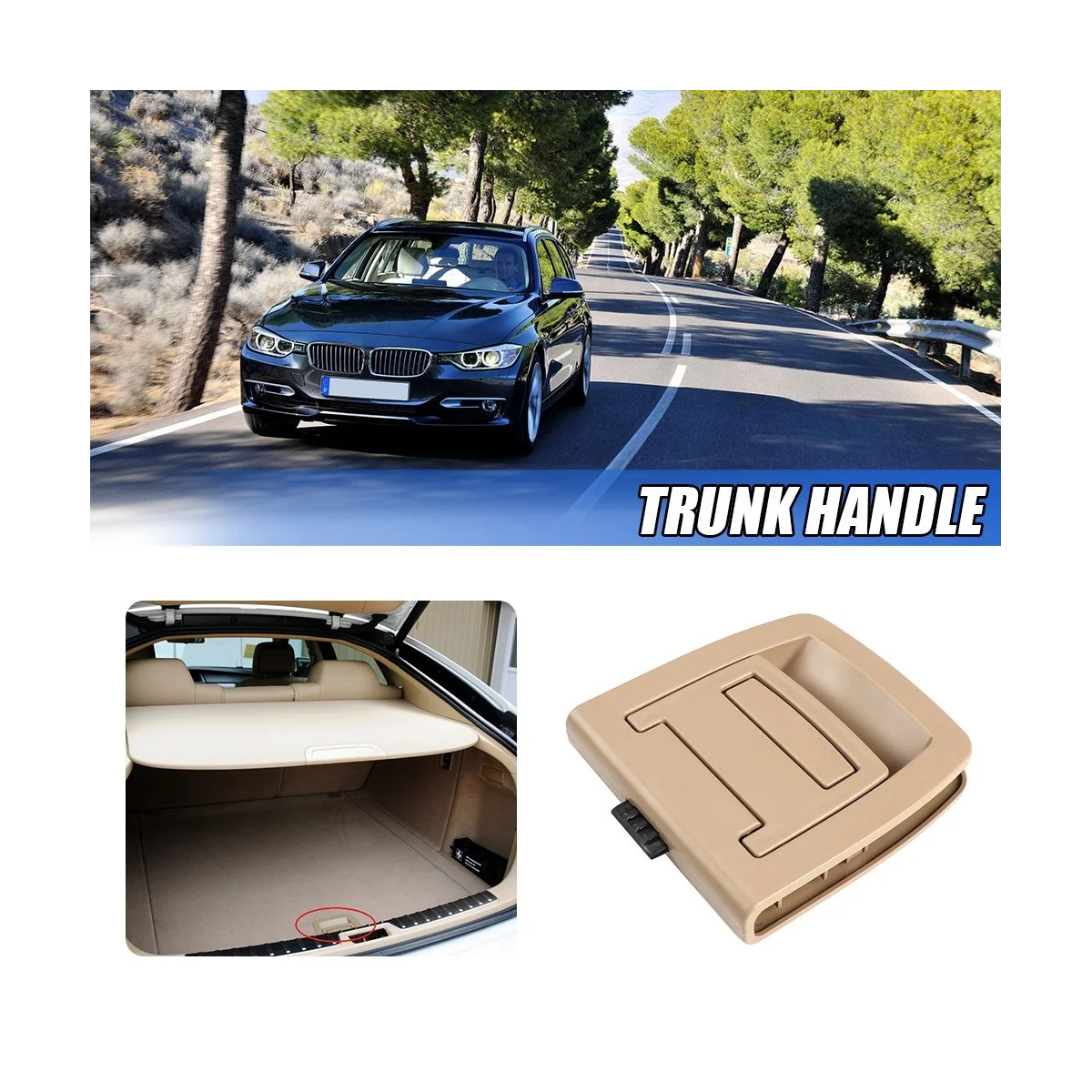 51479120283 автомобильный Съемник багажника задняя дверь внутренний съемник для BMW X5X6