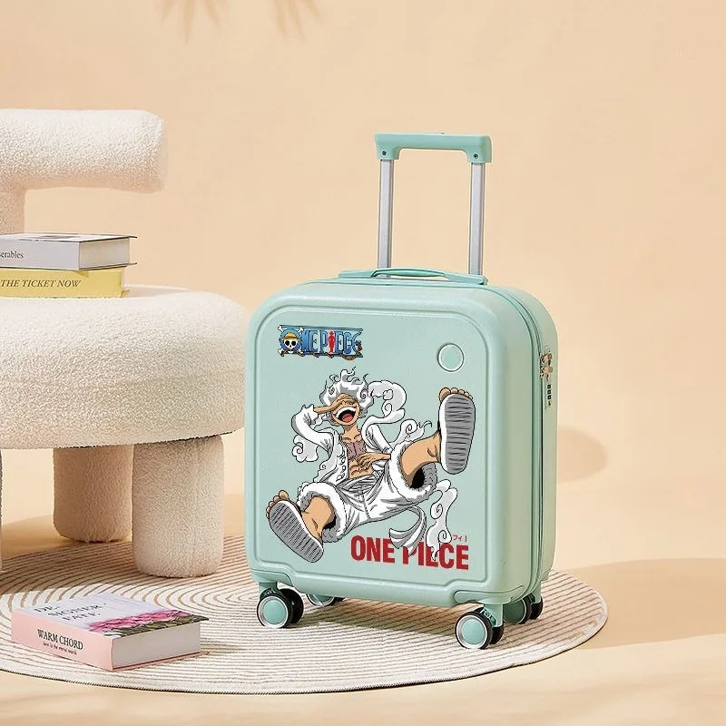 Чемодан One Piece с Ника-Санги (белые волосы), прочный, бесшумный, с универсальными колесами, выдвижной ручкой, креативный, анимационный, периферийный аксессуар для путешествий (art.: 3920dbddcab9d) - 3920dbddcab9d