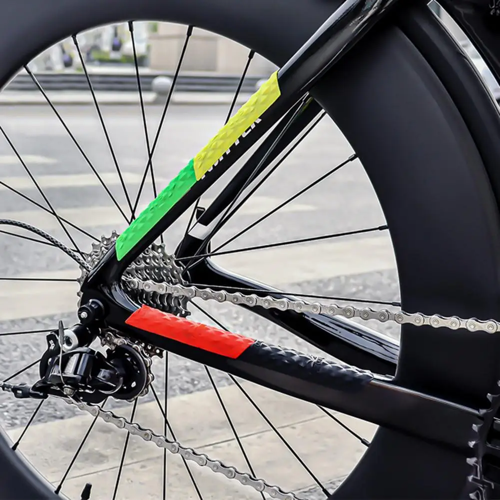 

Предотвращает скопление воды, силиконовая практичная наклейка на раму велосипеда для дорожного велосипеда