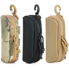 Тактический Чехол для очков MOLLE, охотничий противоударный защитный чехол для очков, портативный чехол для солнечных очков для улицы, нейлоновый 1000D