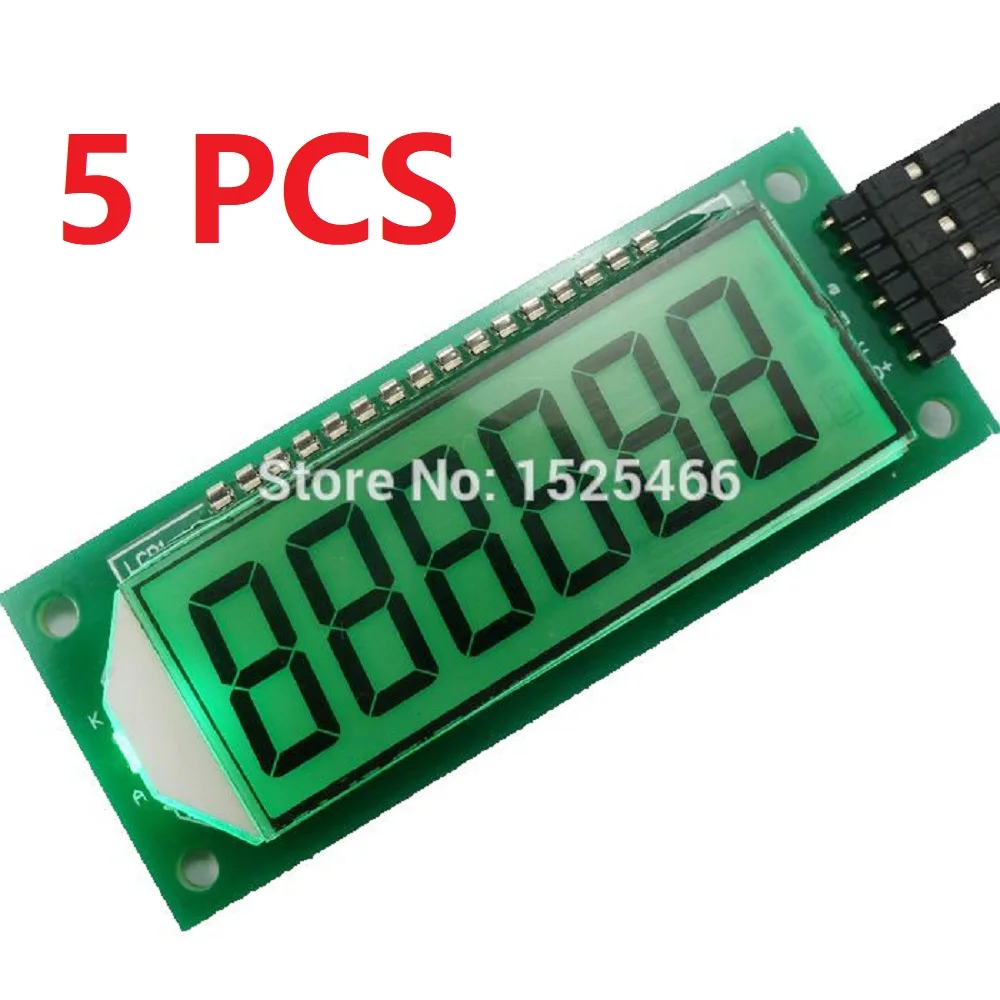 

5 Pcs TB232 For UNO MEGA2560 example Code ! 6Bit 7 segment LED SPI Digital tube LCD Display Controller Board For Pro mini Nano