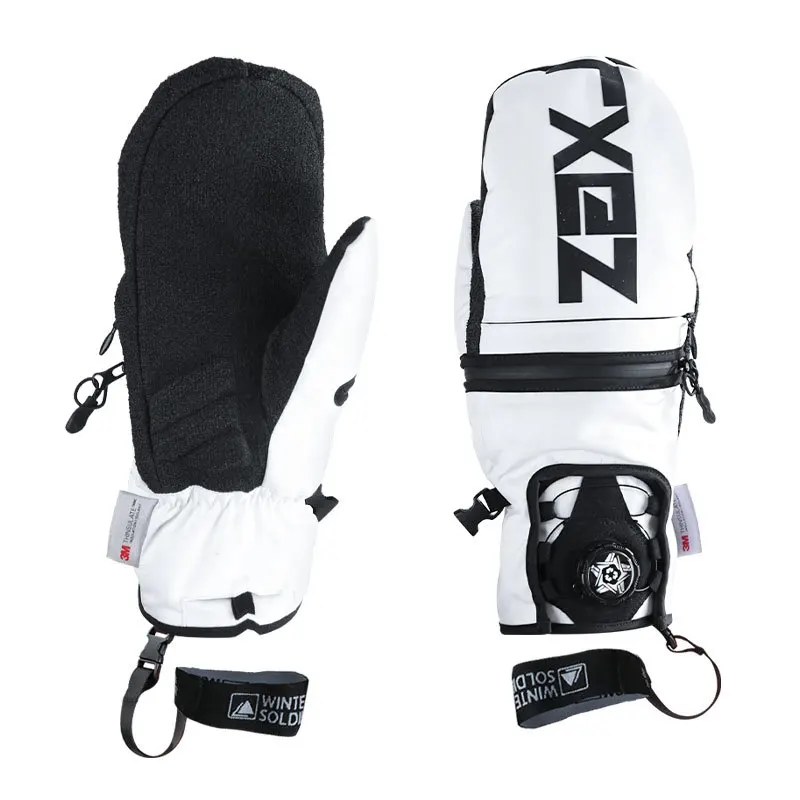 Зимние лыжные перчатки водонепроницаемые для сноуборда снегохода велоспорта