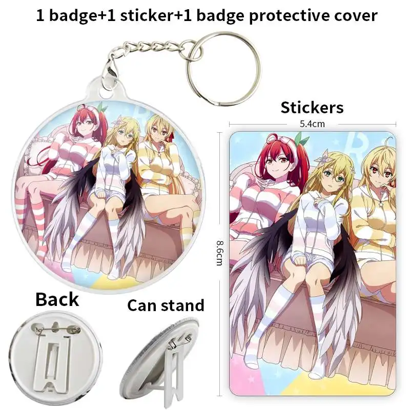 Leoleshea жемчуг бриллиант аниме персонажи игры мягкая Кнопка значок брошь якорь