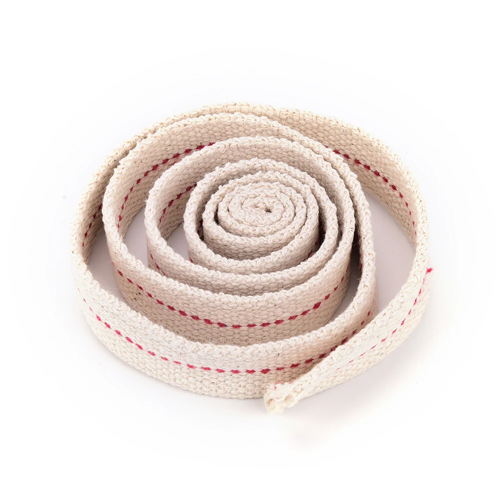 

DIY Accessory Material 1M Strong Flat Cotton Wick Core For Kerosene Burner Stove Lighting Lantern Oil Lamp Making