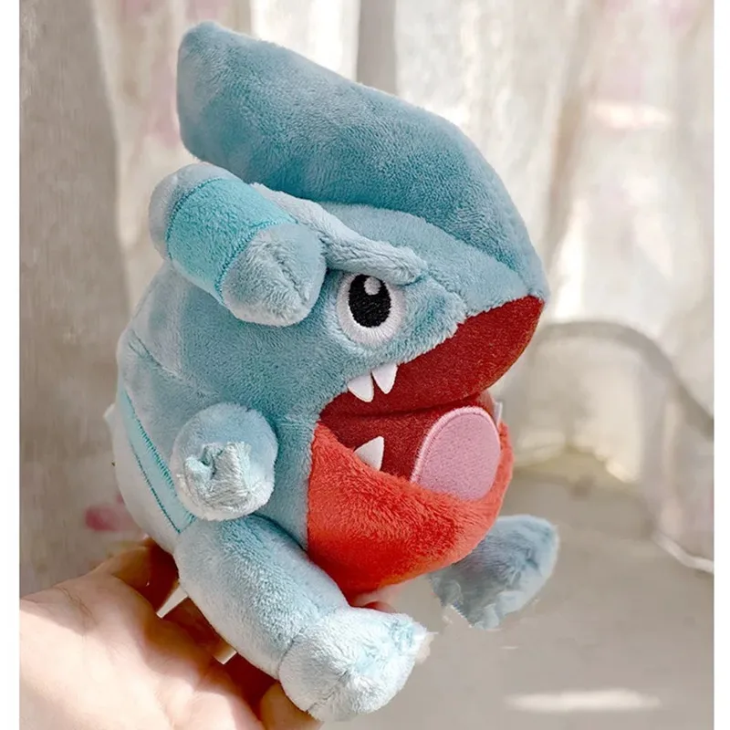 Фото Милые оригинальные плюшевые игрушки Pokemon Hi-Q fit Gible, мини-фигурки, аниме-игрушки, куклы, подарок для детей №4