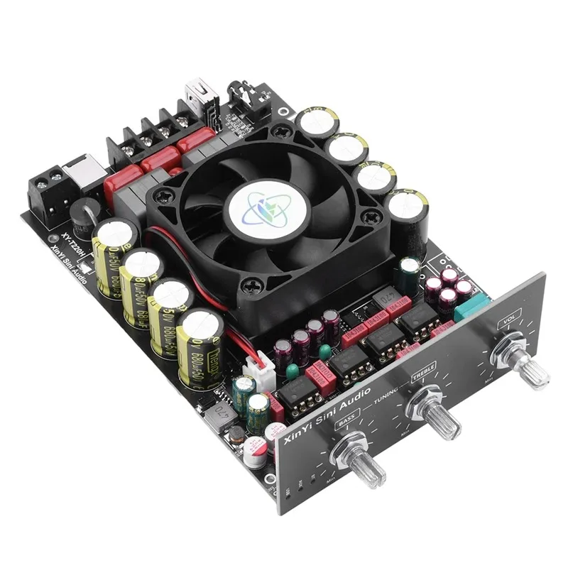 XY-T220H Модуль платы усилителя мощности звука Bluetooth для аудиофилов двухканальная