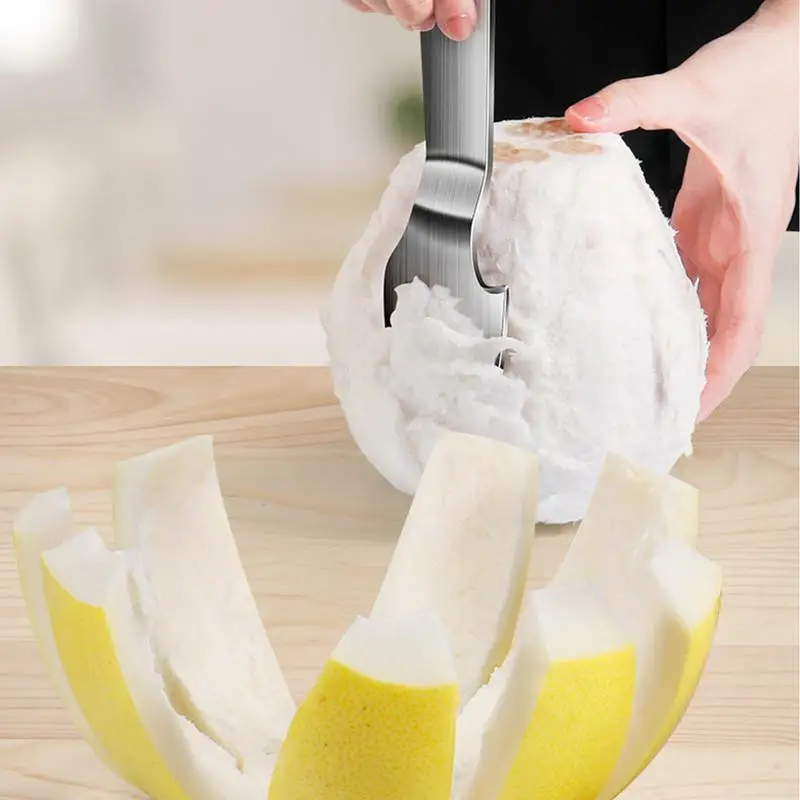 

Grapefruit Opener Stainless Steel Orange Peeler Manual Lemon Fruits Citrus Cutter Practical Peeling Knife Kitchen Gadgets