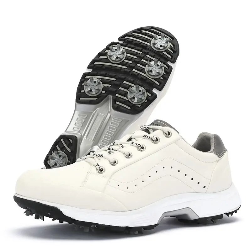 Spikes Waterproof Golf Shoes Men Outdoor Light Weight Quality Golf Sneakers Men Comfortable Walking Sneakers Male Golfing Shoes