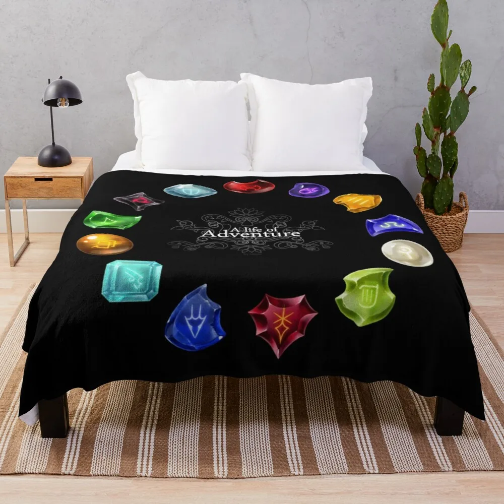 

A Life of Adventure Throw Blanket throw and blanket blankets sofas of knitted decoration hairy blankets