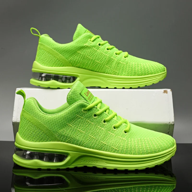 Кроссовки мужские сетчатые для бега дышащие спортивные туфли модная обувь