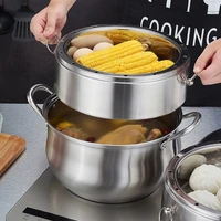 stainless steamer cooker food rice noodle roll steamery dumpling dim sum kitchen steam boiler induction gascucina cooking pot