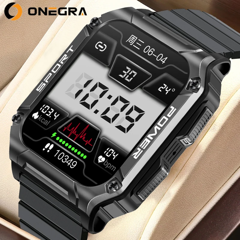 

2023 New Men's Military Smart Watch Supports Bluetooth Calling Compass IP68 Waterproof Smart Watch Is Suitable For Android iOS.