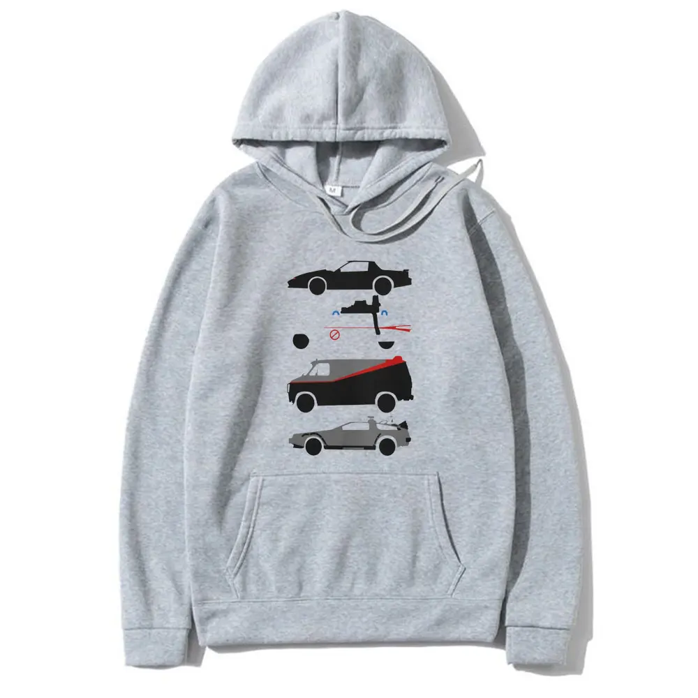 Толстовка с капюшоном Автомобиль Звезда Назад в будущее топы машина времени
