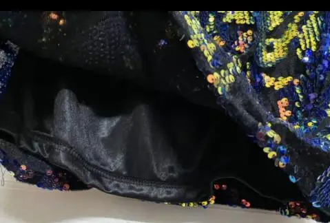 Милая фиолетовая юбка с блестками женские фиолетовые синие велюровые юбки