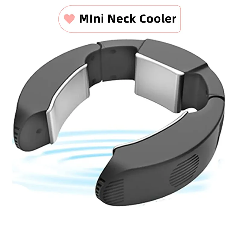 Neck Cooler, Mini USB Power Supply Type ,Air Conditioner Portable Cooler Neck Cooling Fan For Outdoor Birthday Present Gift