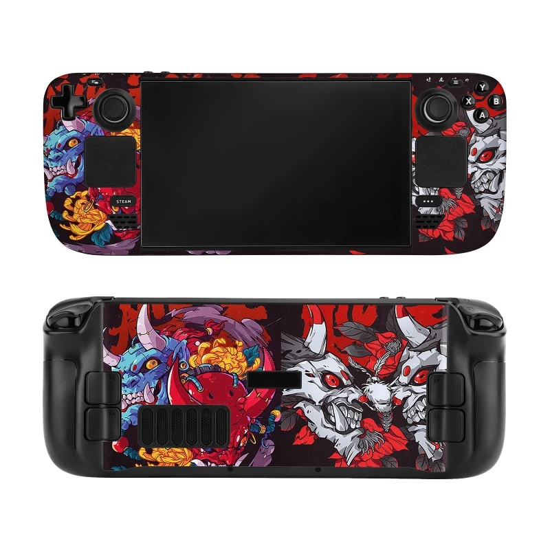 

Full Body Art Decals Cool Protective Cover Skin Sticker for Steam Deck Game Console Dust-proof B36A