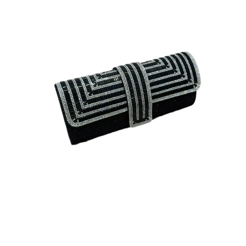 Новый стиль текстурированное женское вечернее платье модная полная сумка