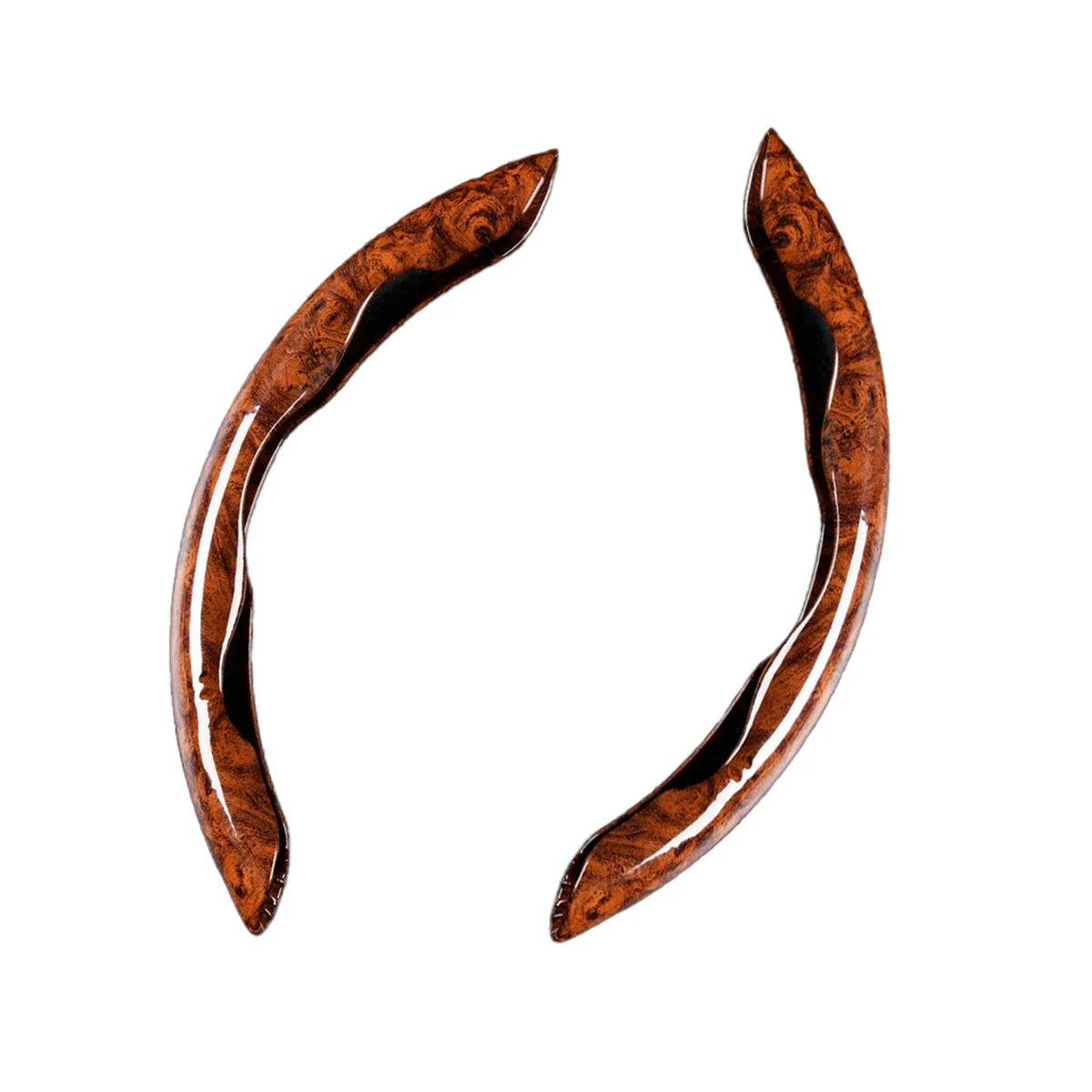 

Универсальный автомобильный чехол для руля из красного дерева модифицированный чехол для руля из сандалового дерева