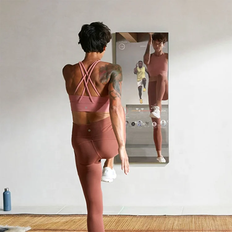 

Interactive Led Digital Signage Virtual Workout Fitness Mirror Gym Home Equipment Touch Screen