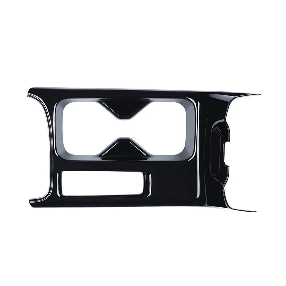 

Автомобильный глянцевый черный держатель стакана для воды в центральной консоли декоративная Обложка отделка наклейки для Honda HRV HR-V Vezel 2021 2022 LHD