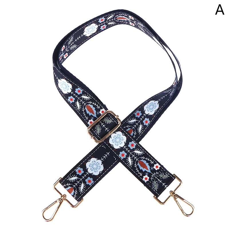 

1Pc Shoulder Strap Fashion Ethnic Style Polyester Adjustable Wide For Crossbody DIY Wear-Resistant Backpack Long Belt