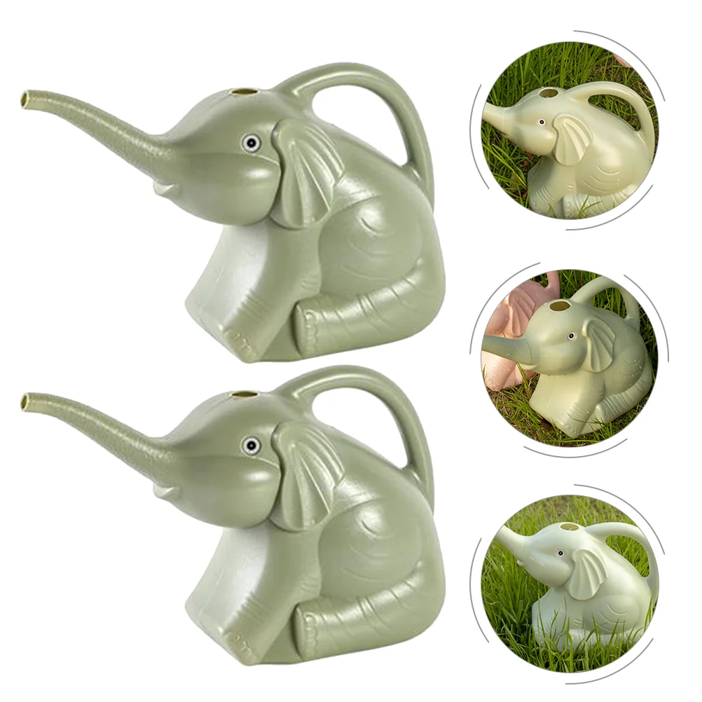 

2pcs Watering Kettle Useful Watering Can Adorable Long Spout Watering Pot