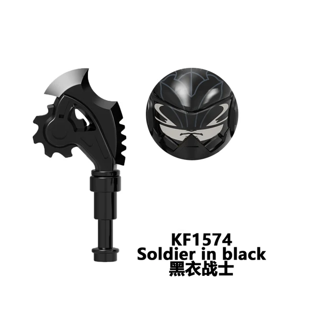 KF6144 1 шт. мини Экшн-фигурки динозавров Strike Force строительные наборы уорриоры Moc