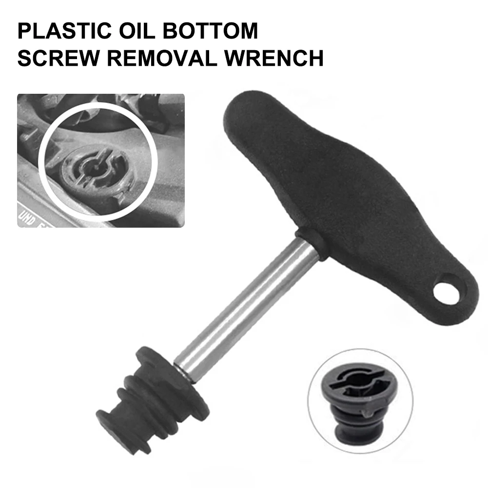 Plastic Oil Pan Screw Removal Wrench Hand-held Install Assembly Tool Wrench Repair Kit For A1 A3 A4 A5 A6 Q3 Q5 Q7 Accessories vag plastic oil drain plug screw removal installation wrench assembly tool oem t10549 for vw audi skoda seat car repair tools