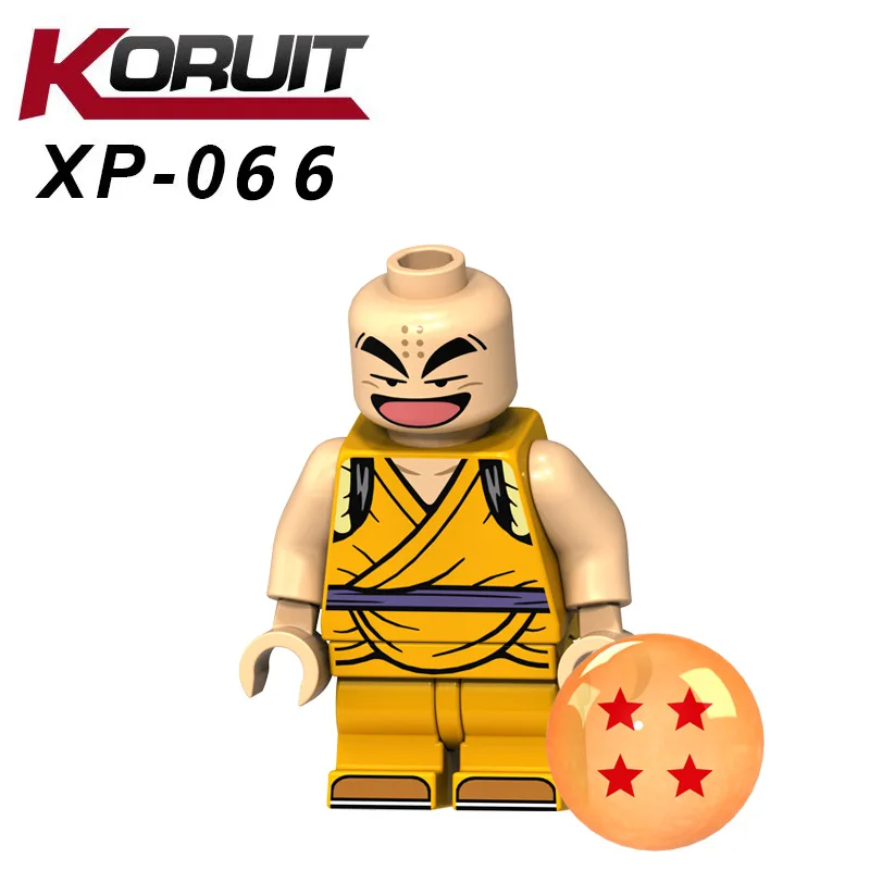 8 шт./6 компл. аниме мультфильм 4 5 см Dragon Ball строительный блок модель игрушка
