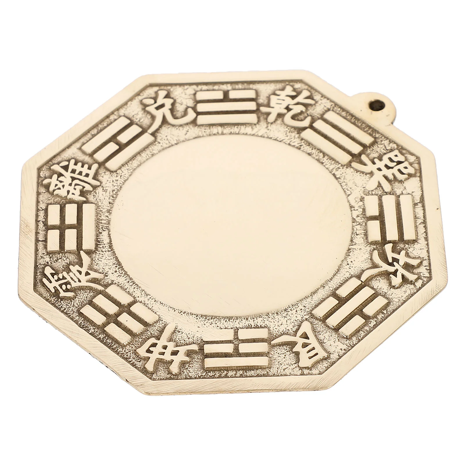 

Mirror Bagua Chinese Concave Brass Convex Ornament Decor Gossip Protection Year Luck Fengshui Octagon Lucky Good Gifts Amulet