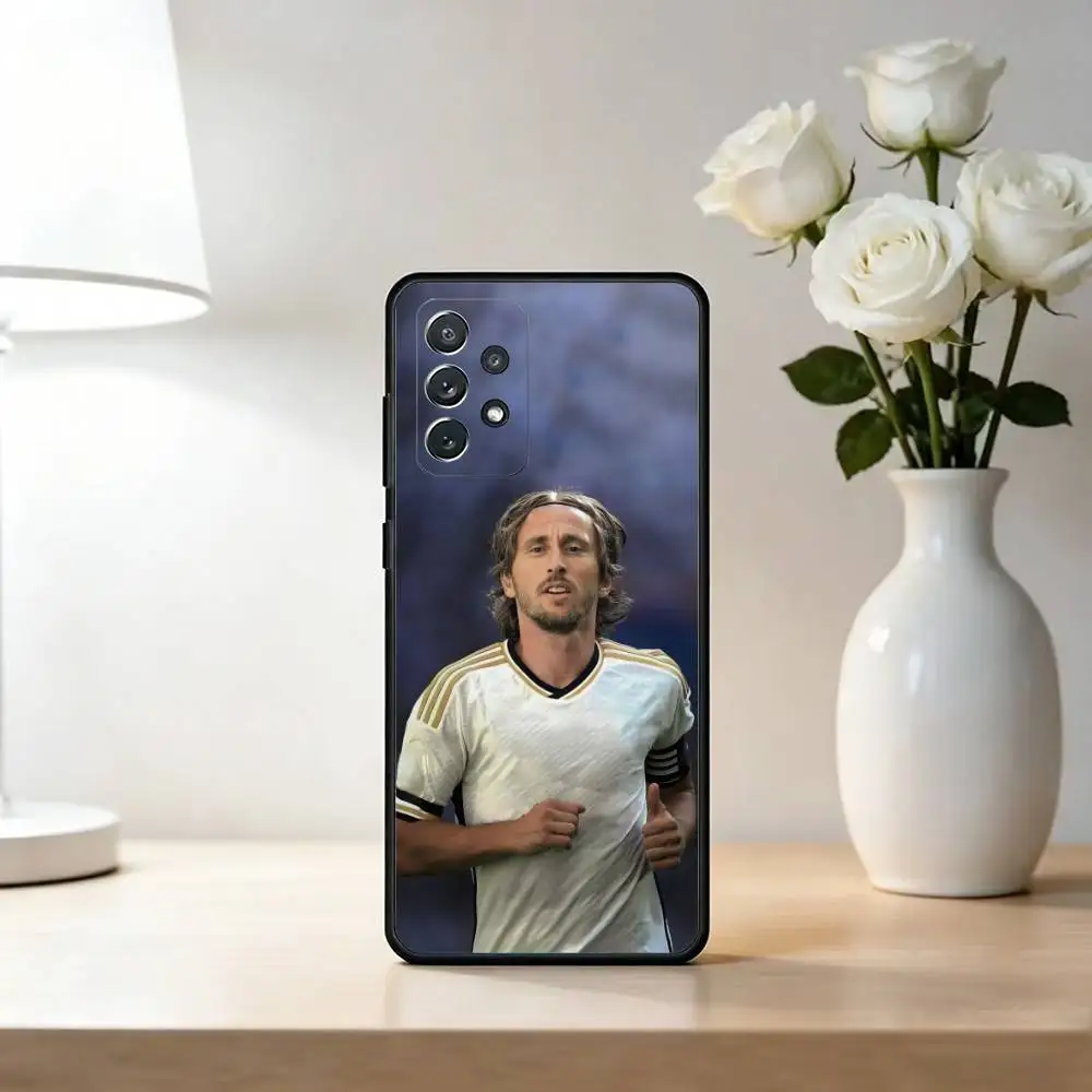 Фото Чехол для телефона F-Football P-Player Luka-A Modric для Samsung S25, S24, S21, S22, S23, S30, Ultra, S20, Plus, FE, мягкий силиконовый черный чехол №3