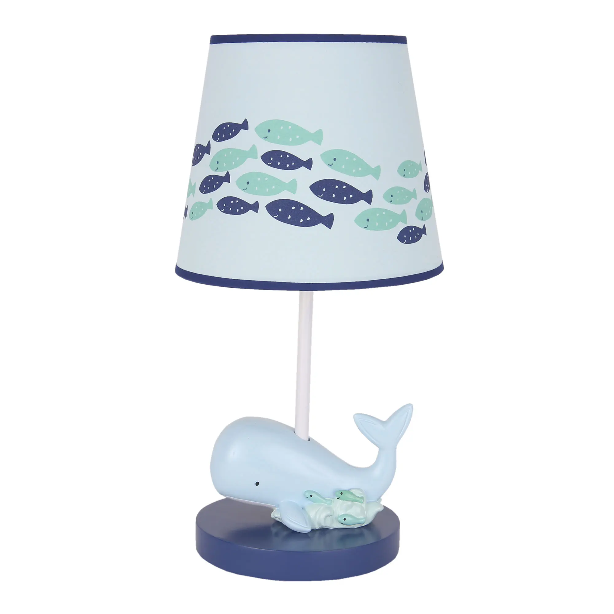 Free Shipping Oceania Blue Ocean/Sea/Nautical Nursery Lamp with Shade & Bulb