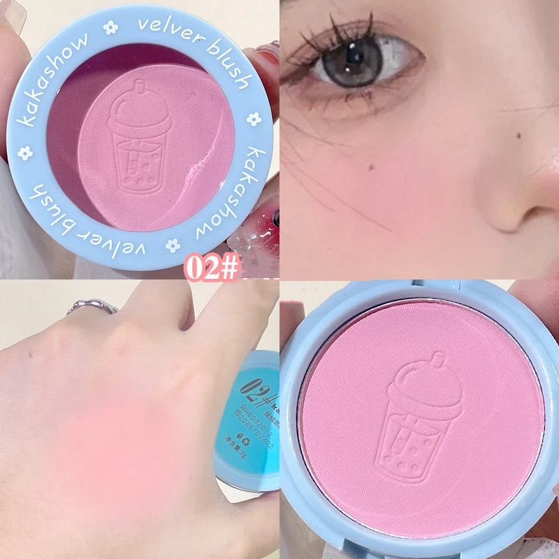 

Facial Blush Natural Cheek Rouge 9 Colors Silky Smooth Cheek Tint Face Contour Shadow Blusher Nude Peach Makeup Powder