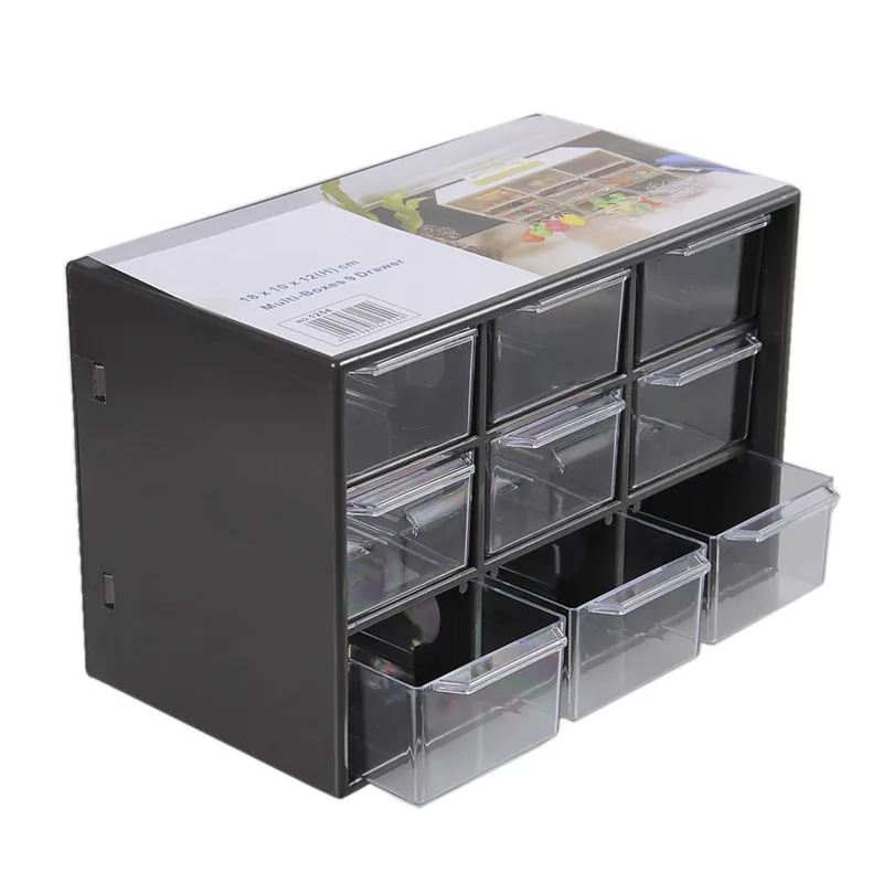 

Desktop Storage Supplies Lattice Office Sorting Cabinets Color Amall Drawer Randomly Mini Jewelry Portable Debris Box Grid 1pcs