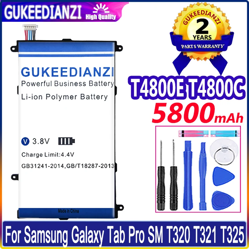Сменный аккумулятор T4800U T4800C T4800E на 5800 мач для Samsung Galaxy Tab Pro 8,4 дюйма, T320 SM-T321 T325 T321 аккумулятор + Инструменты