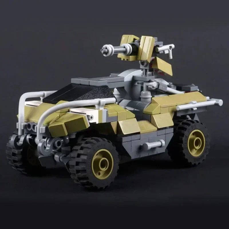 Moc строительные кирпичи модель военной игры M12 Warthog Battlefield автомобиль технология