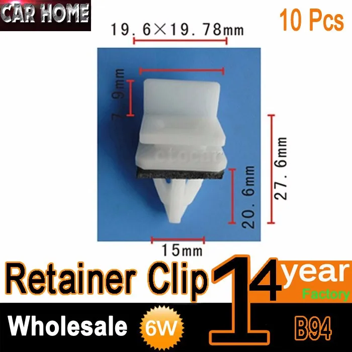 

10x Фиксатор с заклепками крепежные зажимы для порога панели юбки подходят для Honda 91513-SM4-000