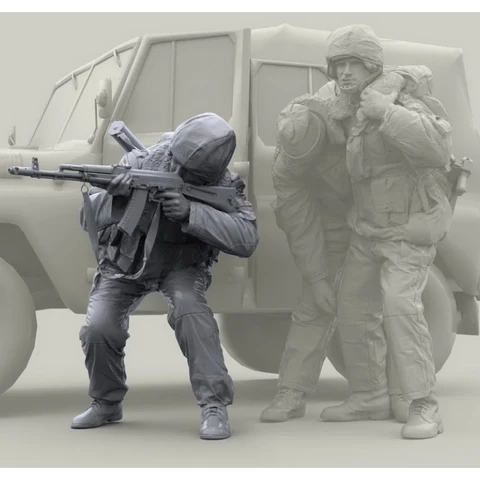 Модель солдата RDR 1/35 Российские внутренние войска - командир