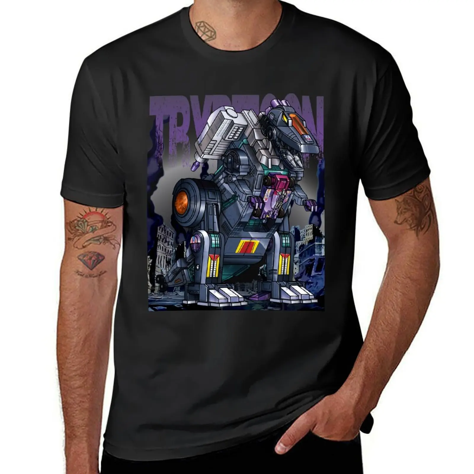 Футболка Trypticon аниме одежда для мальчика Мужская футболка
